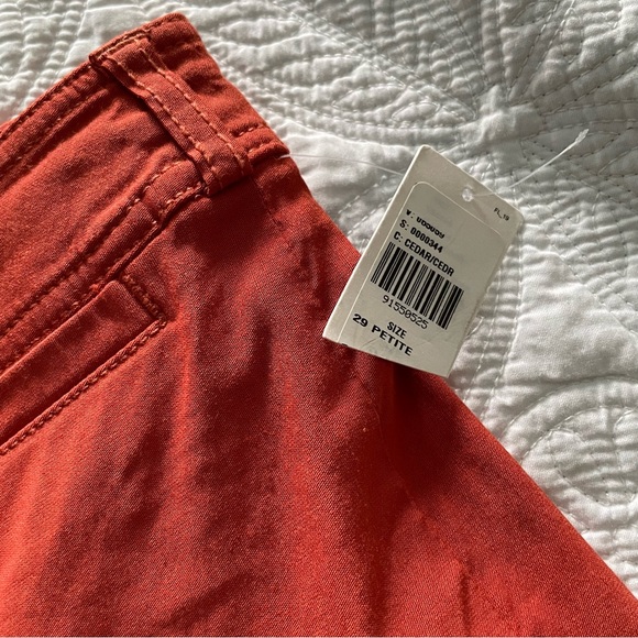 Anthropologie Maeve Colette Linen Blend Wide-Leg Trousers in Cedar Size 29P NWT - Picture 6 of 12